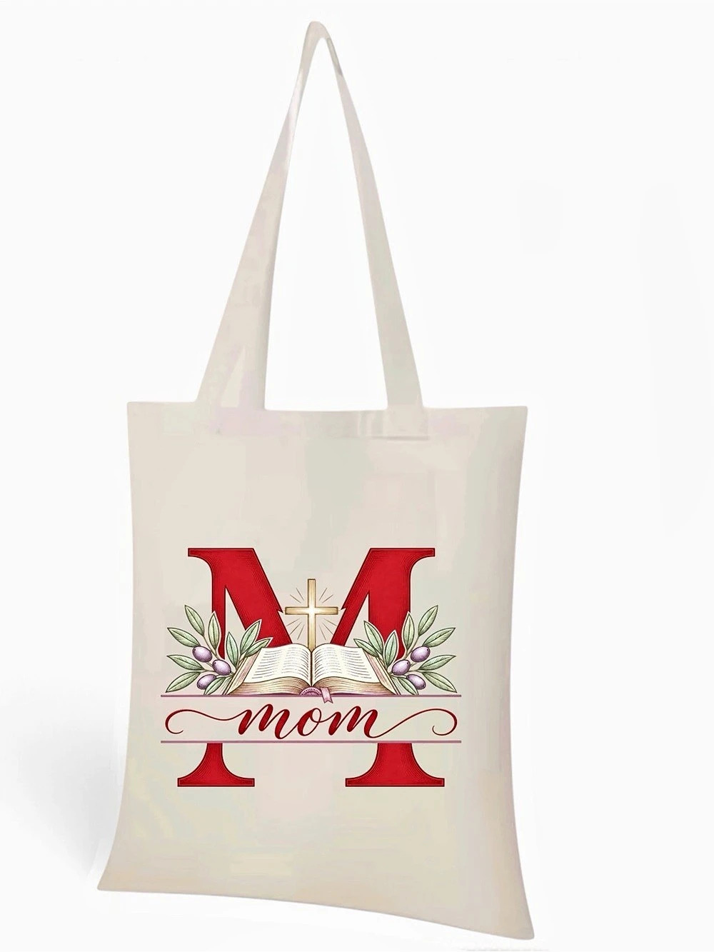 Biblical Graphic monogram tote